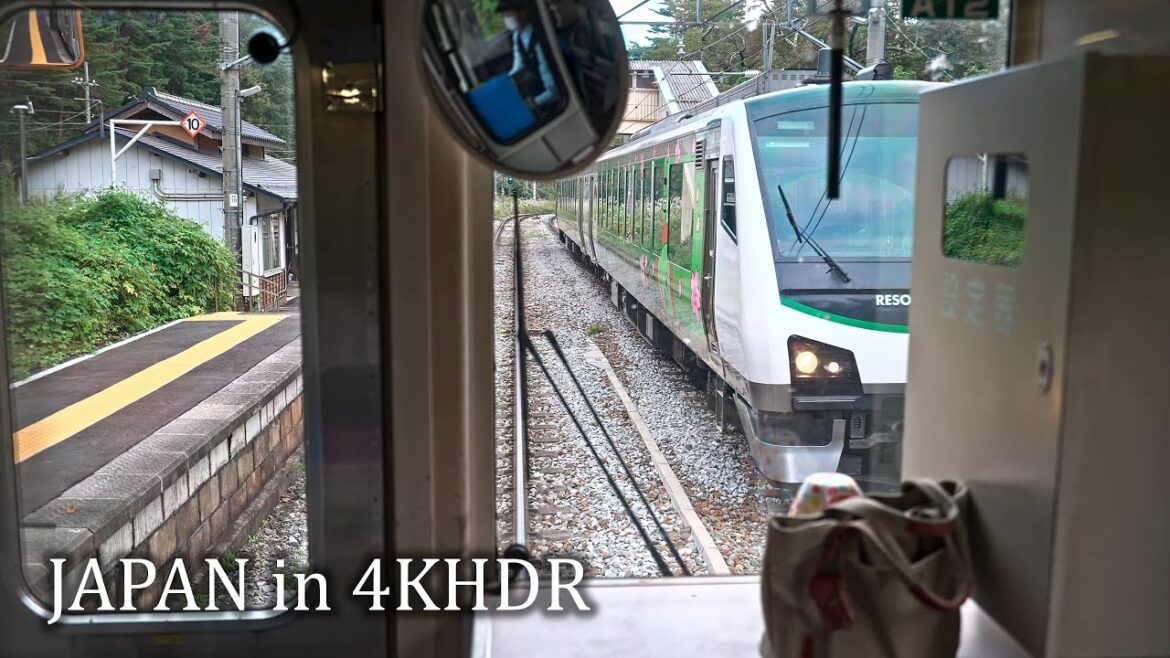 From Nagano to Matsumoto by Shinonoi line train・4K HDR From Nagano to Matsumoto by Shinonoi line train・4K HDR
