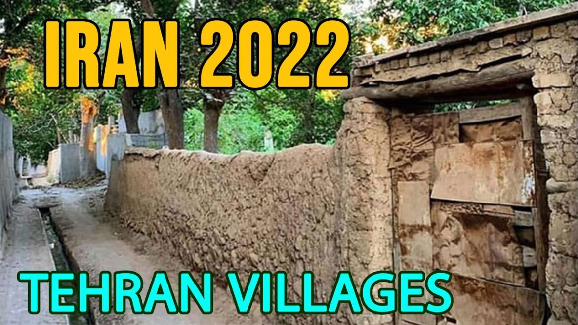 Tehran 4K Driving tour and Walking tour in an amazing countryside: Tehran 4K Vlog