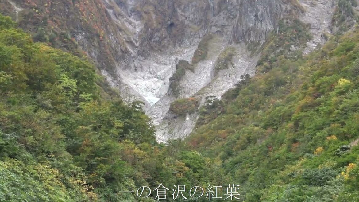 群馬県紅葉情報　2022.10.15　谷川連峰の紅葉　4K