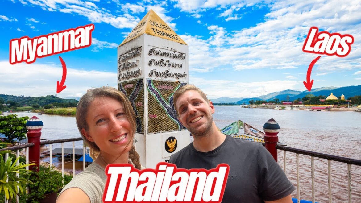 Chiang Rai Day 2: The GoldenTriangle (Thailand/Myanmar/Laos) and Northern Thailand Travel Vlog