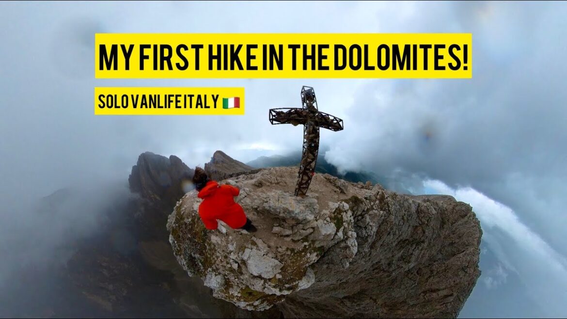 Partying in LAKE GARDA and hiking in the DOLOMITES - Solo Vanlife Vlog Italy 🇮🇹