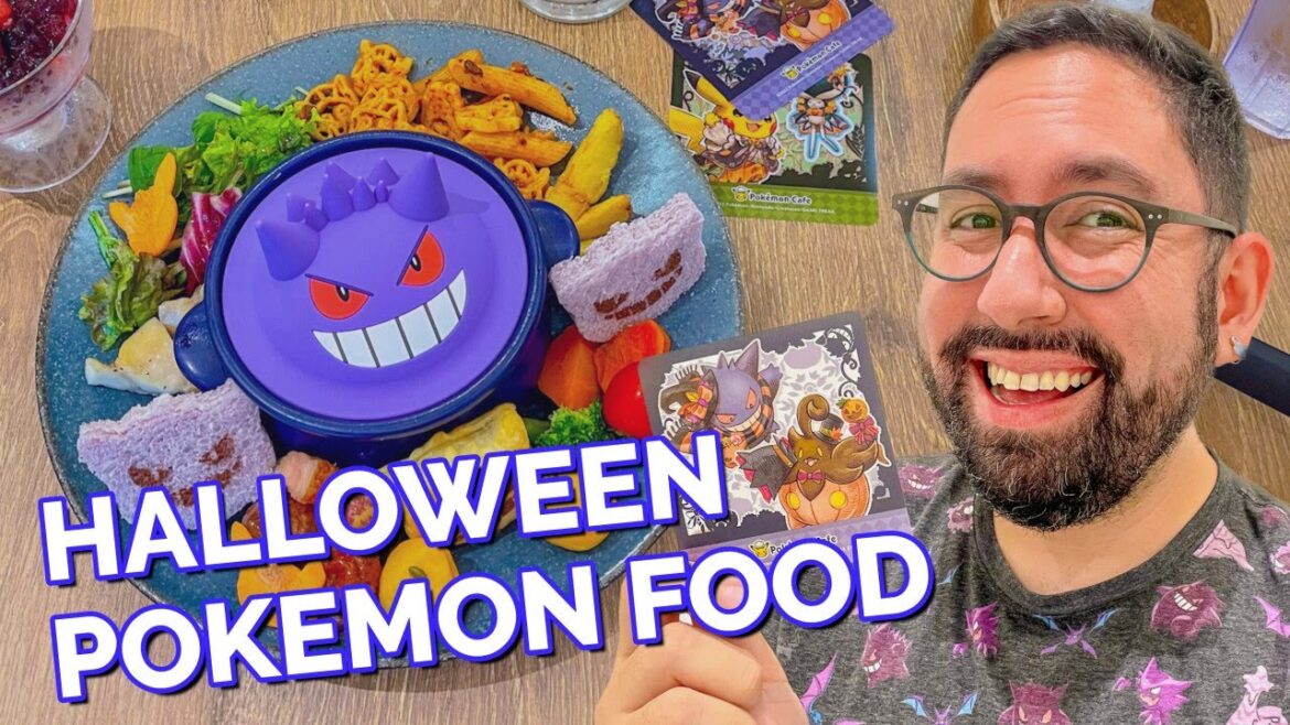 I Ate Gengar Food at the Pokemon Cafe in Tokyo, Japan I Ate Gengar Food at the Pokemon Cafe in Tokyo, Japan