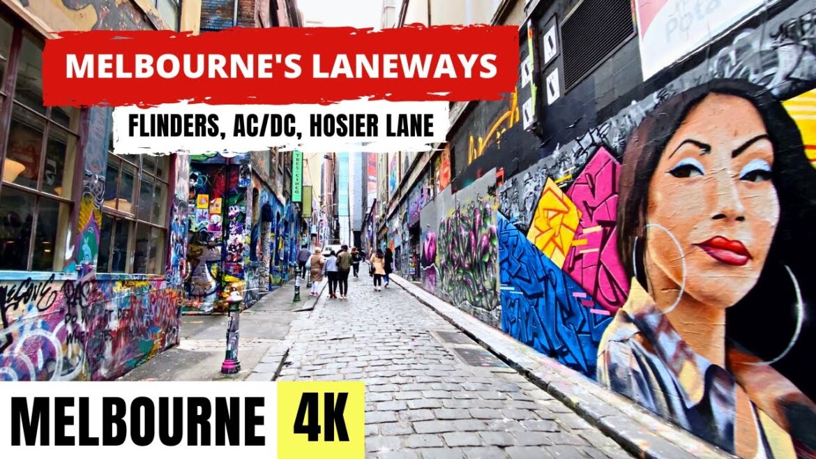 MELBOURNE, AUSTRALIA 🇦🇺 [4K] Melbourne's Laneways — Walking Tour 2022