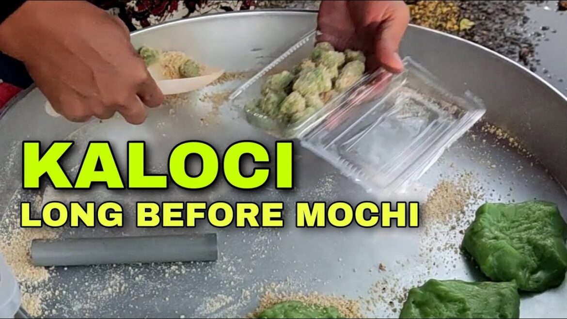 JAJANAN UNIK TRADISIONAL KALOCI || CIKAL BAKAL MOCHI