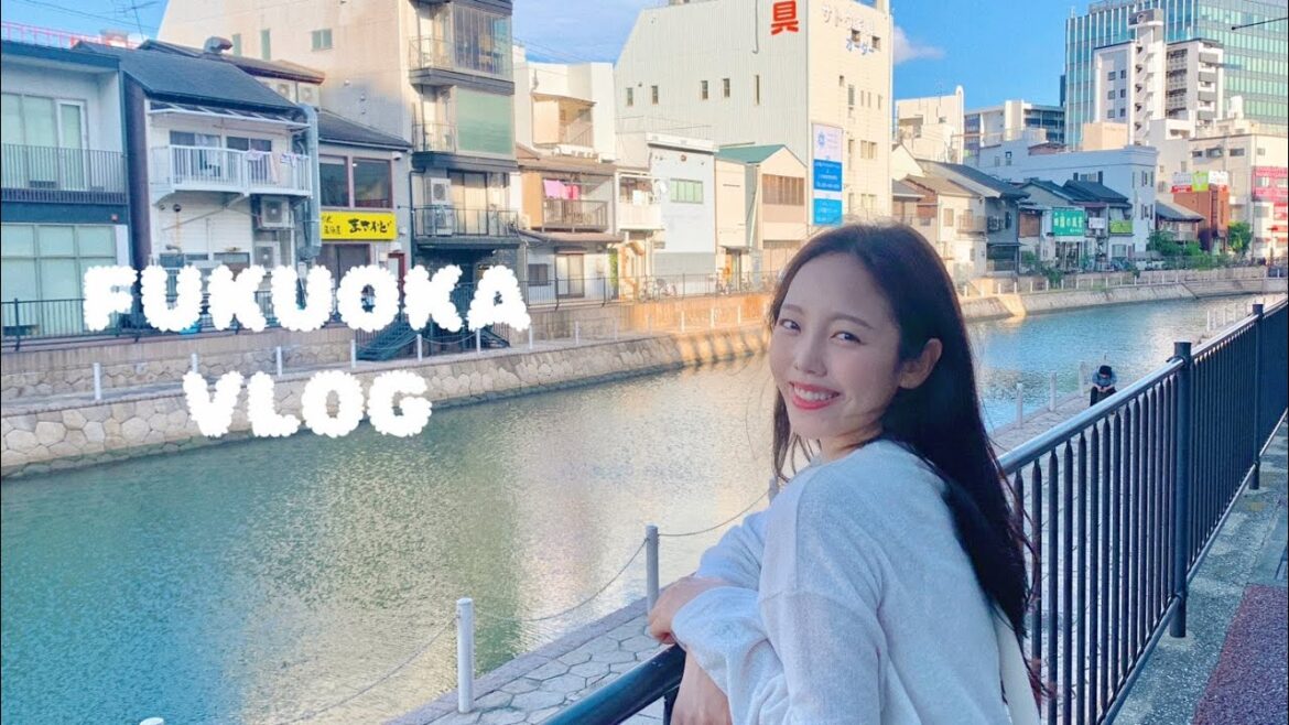 [VLOG] 후쿠오카 시내 🇯🇵 먹고 걷고의 반복🚶🏻‍♀️하카타역,야키토리 맛집,나카스강변,캐널시티,오므라이스,일본 여행