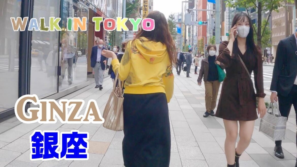 [4k tokyo walk] Ginza Walk　銀座散歩　긴자【東京散歩】2022/10/19-2