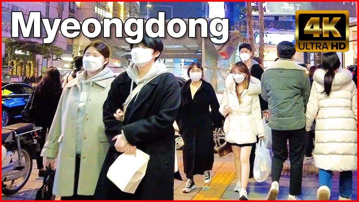 [4K] Korea Walking Tour - 🔥Friday Night, Myeongdong Lantern Festival✨ Seoul 한국 여행 - 🔥불금, 명동 빛축제✨ 서울