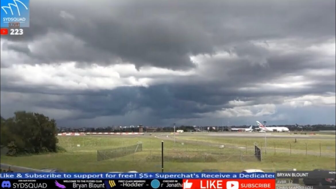 π΄ Live THUNDERSTORM Plane Spotting Sydney Airport Australia π΄ Plane Spotting Live Airport Stream π΄ Live THUNDERSTORM Plane Spotting Sydney Airport Australia π΄ Plane Spotting Live Airport Stream