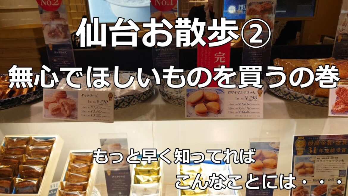 【動画日記】弾丸日帰り仙台旅②