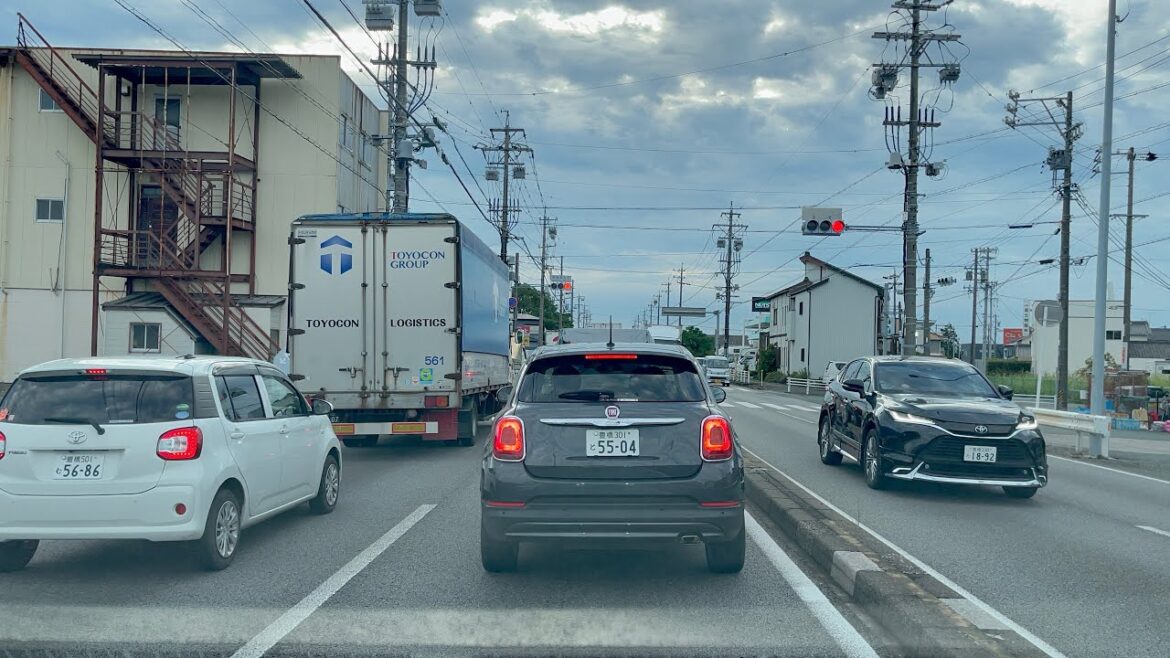 Immersive Morning Drive Road Ambiance | Aichi Japan Immersive Morning Drive Road Ambiance | Aichi Japan