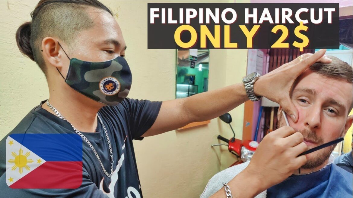 Local Barbershop Experience In Philippines 🇵🇭