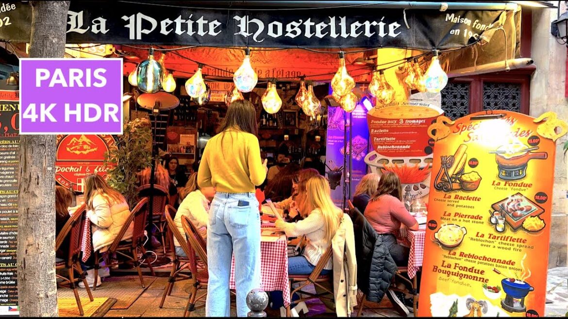 Paris France, Walking tour - October 15, 2022 - 4K HDR 60 fps