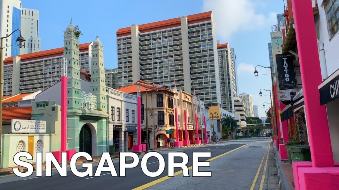 Walking Through Downtown Singapore – Chinatown to Merlion Park 4KπΈπ¬ Walking Through Downtown Singapore - Chinatown to Merlion Park 4KπΈπ¬