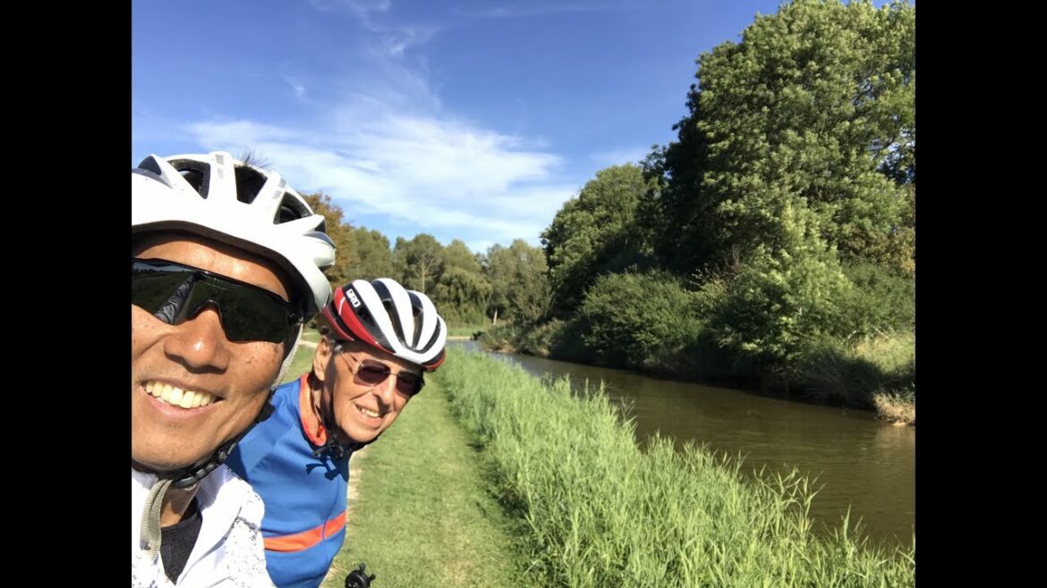 Bruges Belgium with a Brompton.  A beautiful place.  My Travels Neil Walker 2019