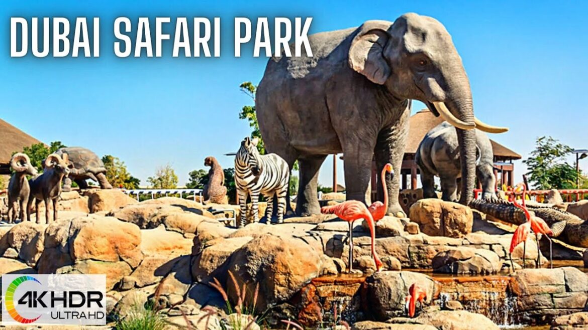 Dubai Safari Zoo Park | All Villages Walking Tour | Dubai Tourist Attractions | 4K HDR