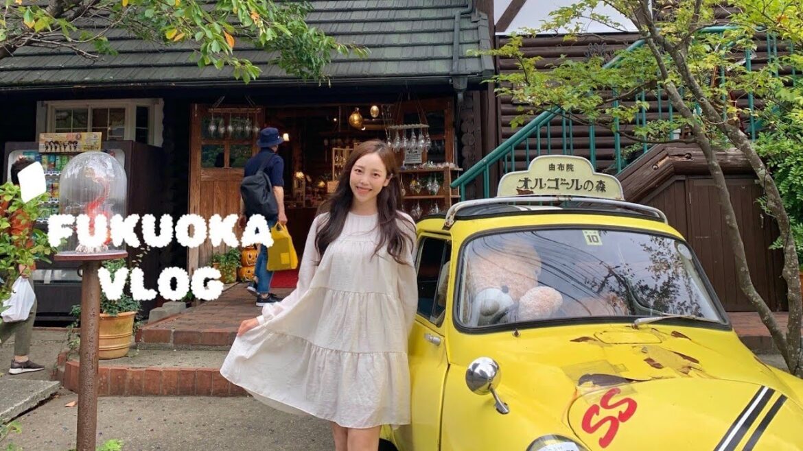[VLOG] 후쿠오카 근교 여행 ep.1 🚌케이세키엔,야바케이,유후인,고에몬,카페추천🍦,아소대관봉,일본여행