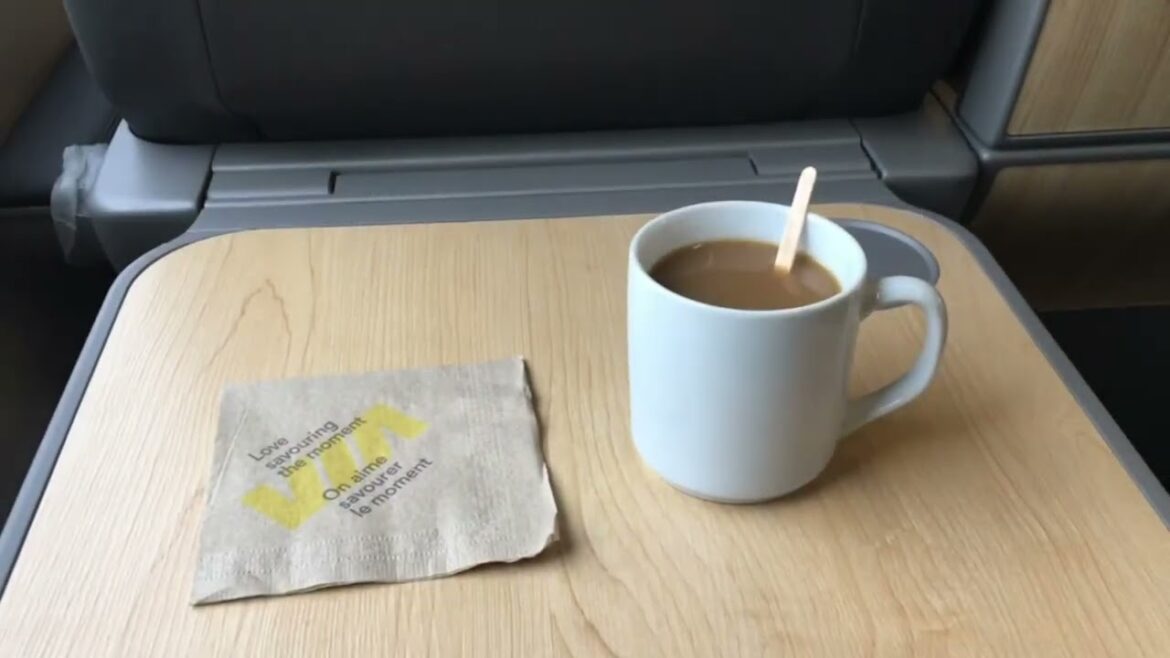 Via Rail New Fleet first run in business class