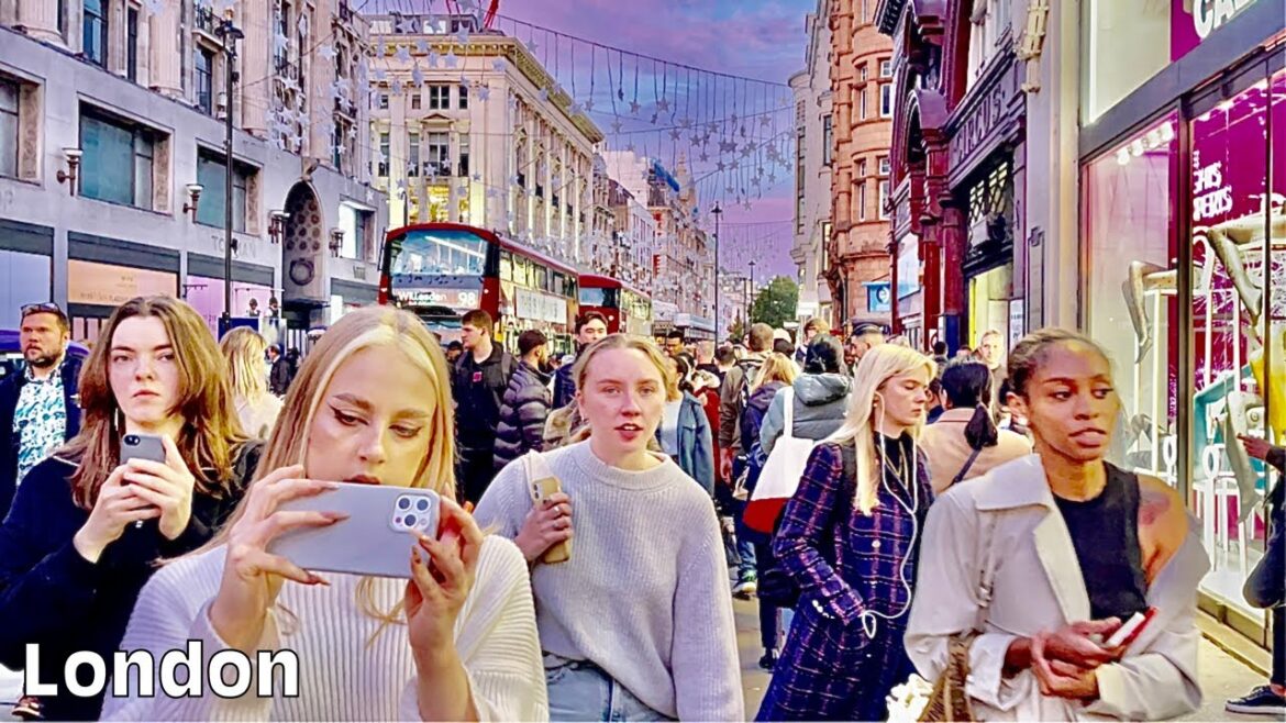 England, London Walk, Get the perfect Central London Sunset Walking Tour, London 4k HDR