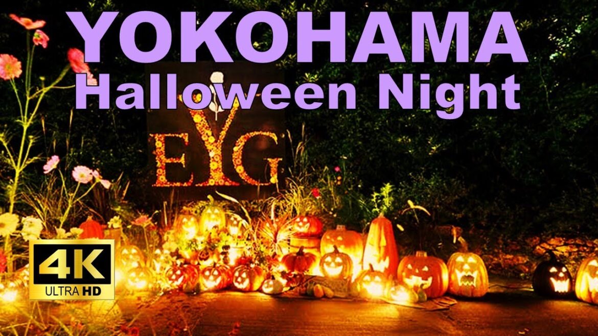 【4K】Yokohama Walking Tour – Halloween Night | Yokohama English Garden 【4K】Yokohama Walking Tour - Halloween Night | Yokohama English Garden