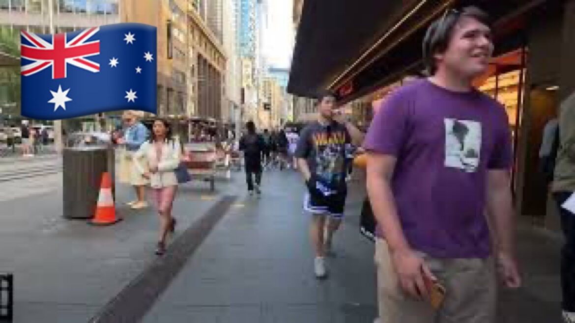 🇦🇺Sydney City Walk-Exploring  King Street from Apple Store George Street, QVB,Martin Place [4kHDR]