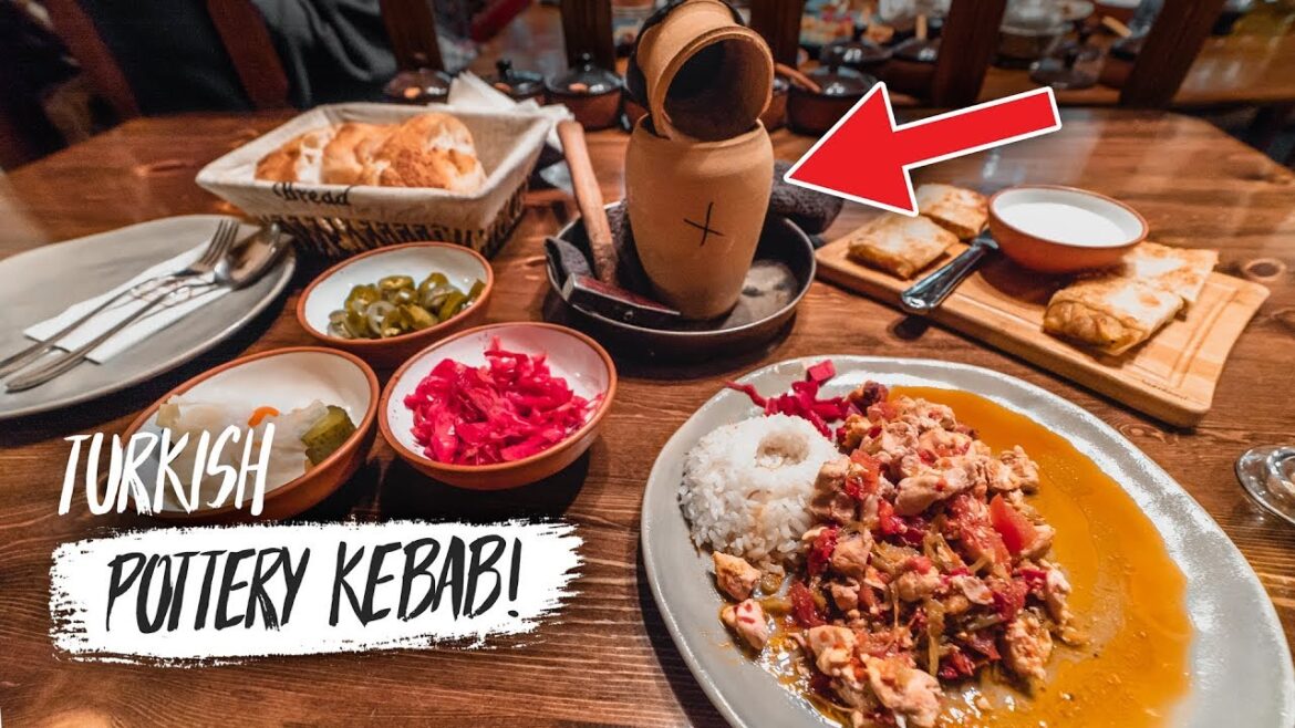Trying Turkish Food: DELICIOUS Kebab IN A CLAY POT! + Incredible Cappadocia Hike ๐ Trying Turkish Food: DELICIOUS Kebab IN A CLAY POT! + Incredible Cappadocia Hike ๐