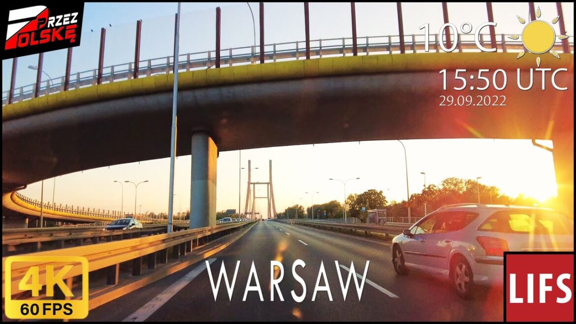 4k POLAND 🚗 #DRIVE 🪢 ~ WARSAW ~ PRAGA - GROCHÓW - MOKOTÓW ~ 60fps #PrzezPolskę