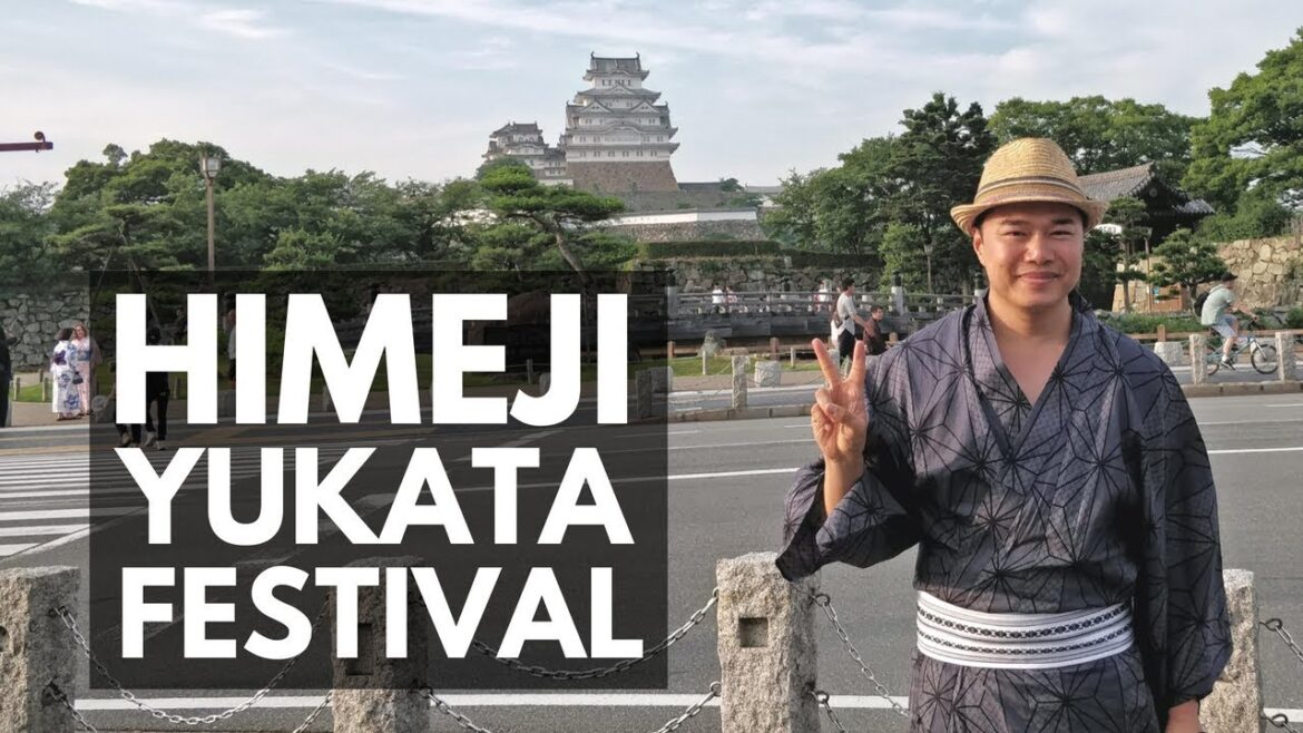 Himeji Yukata Festival (Matsuri) Japan Vlog 71 | Lin Nyunt