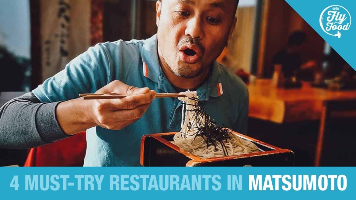 ๐ MATSUMOTO FOOD: The 4 Best Restaurants in Matsumoto, Japan ๐ MATSUMOTO FOOD: The 4 Best Restaurants in Matsumoto, Japan