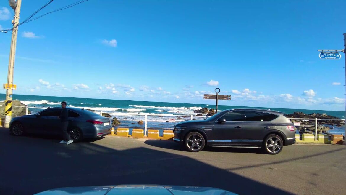 Driving ASMR Ulsan City - Drive the East Coast 4K - Daytime Drive