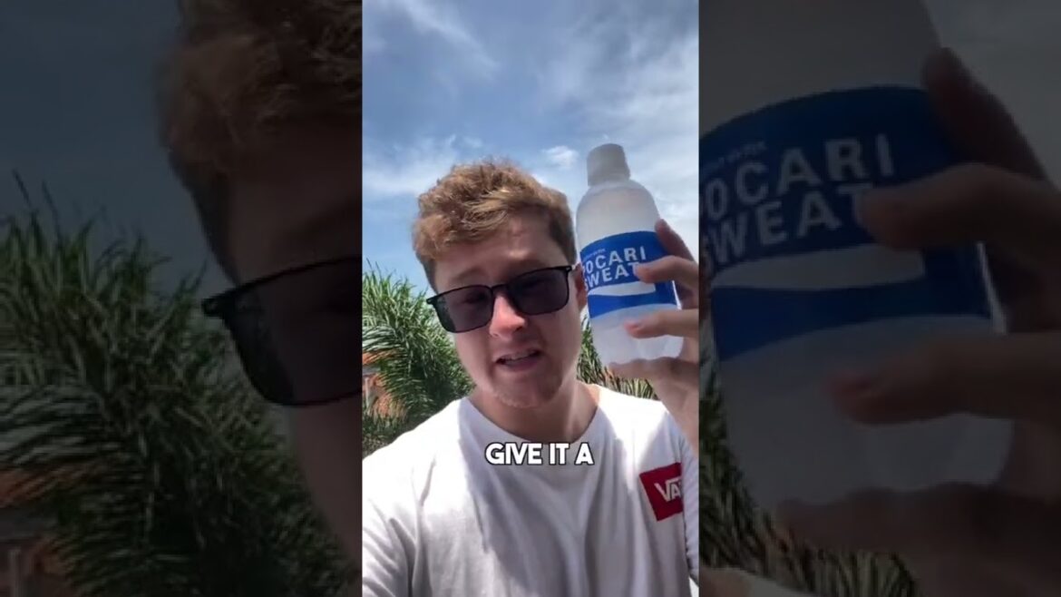 I drank SWEAT from Japan 😜 #shorts #japan #travel