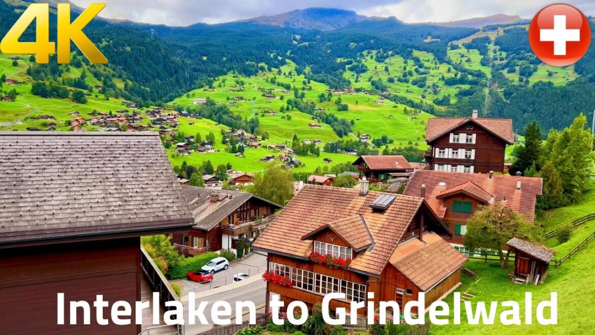 Interlaken to Grindelwald, Switzerland 4k 60fps – A Beautiful Train Journey Interlaken to Grindelwald, Switzerland 4k 60fps - A Beautiful Train Journey