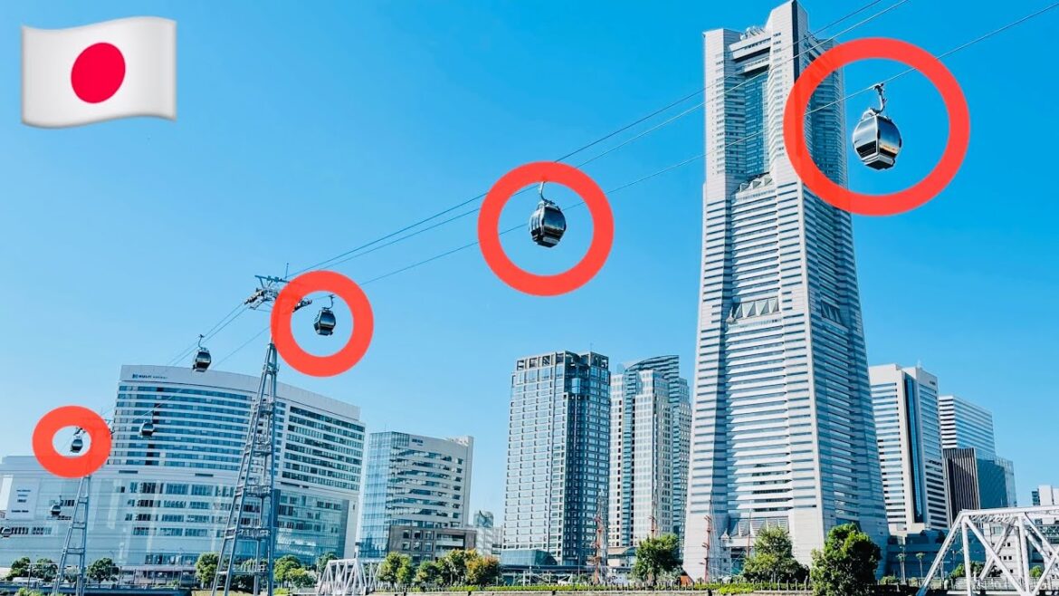 【subtitles】🤩Futuristic, Air Travel in the Big City, Yokohama Air Cabin