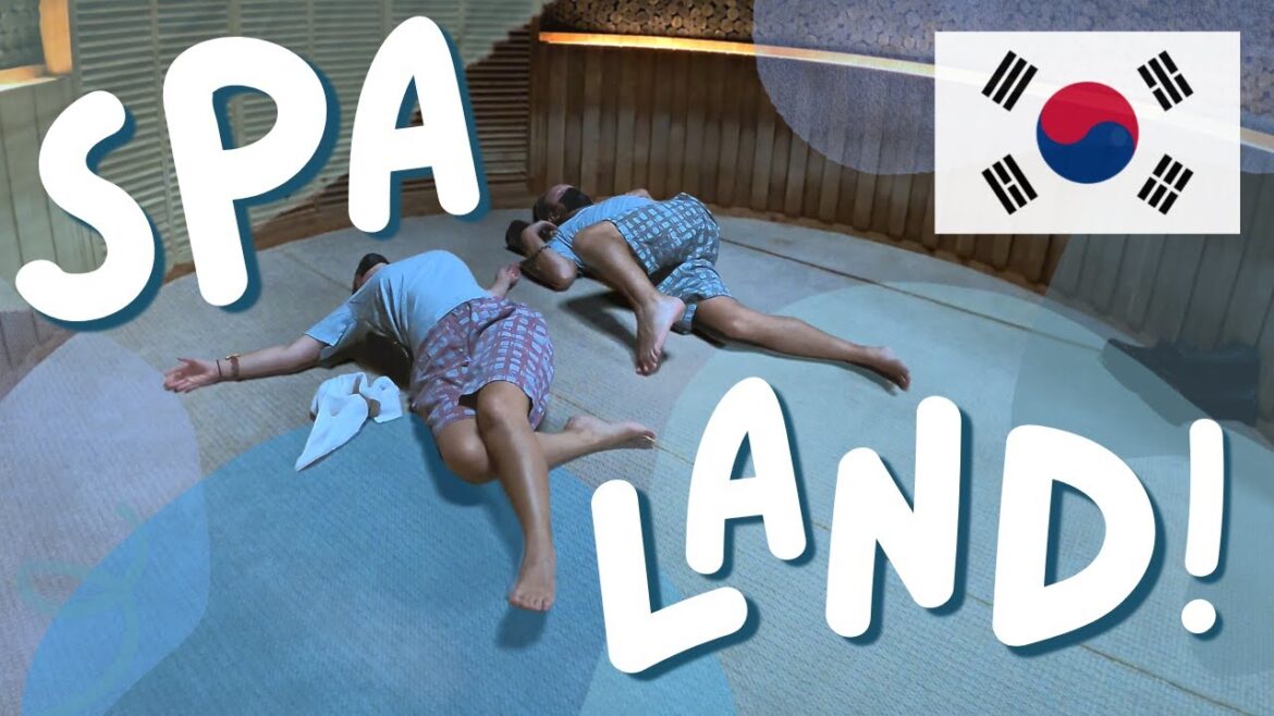 FIRST TIME AT A KOREAN BATH HOUSE  🇰🇷(Spa Land luxury jimjilbang in Busan)