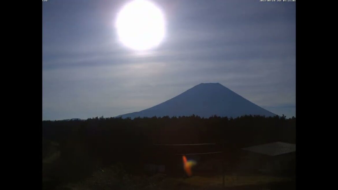 Mt  Fuji Time Lapse Video from Asagiri Fujiyama Live Camera 28 in 2022 9