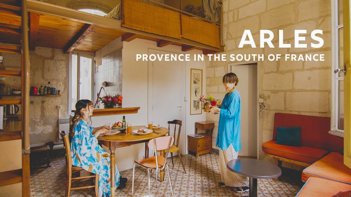 暮らすように旅をする | 南仏のアルルの可愛いアパルトマンルームツアー | ジブリ飯 | アルル国際写真フェスティバル | room tour | travel volg