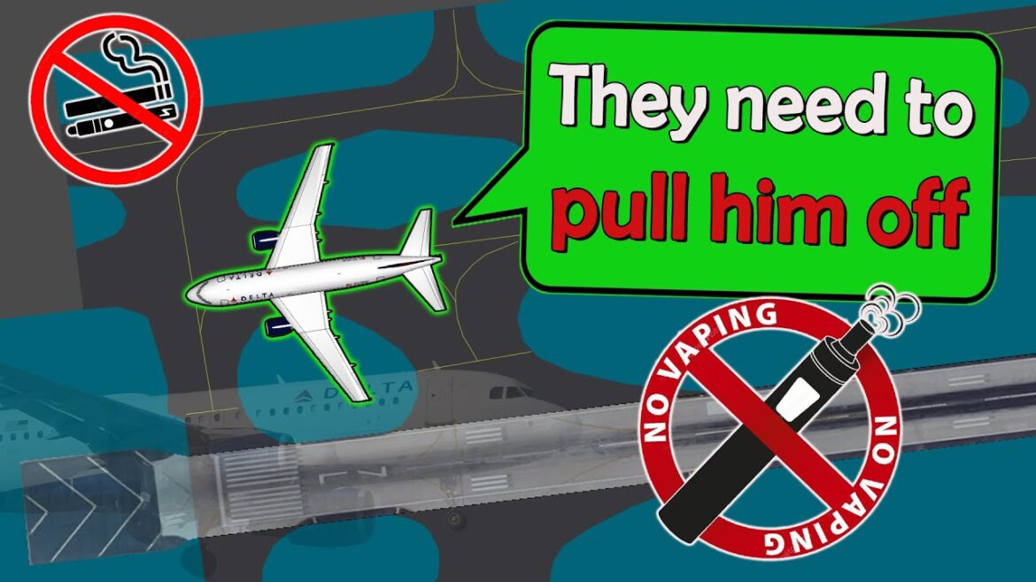 Passenger CAUGHT VAPING and IS KICKED OFF THE PLANE at Phoenix Passenger CAUGHT VAPING and IS KICKED OFF THE PLANE at Phoenix