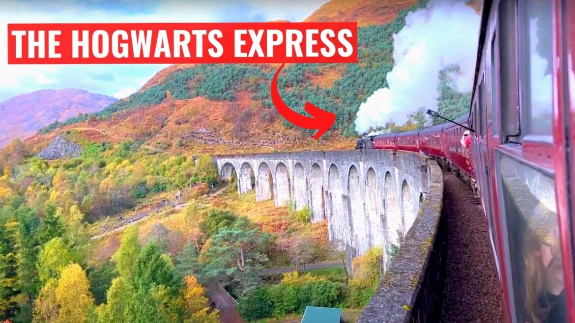 BREATHTAKING Train ride in Scotland - The Jacobite Steam Train