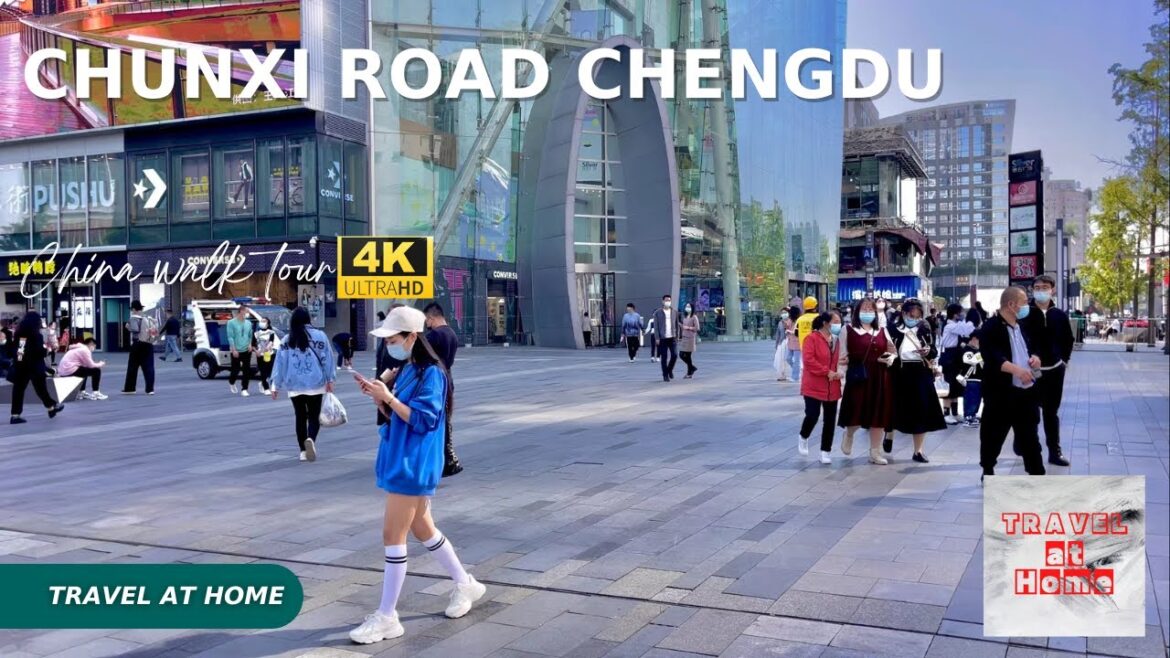 [4KHDR]China 4K walk 2022 | Travel at home Walk in Chengdu Chunxi Road