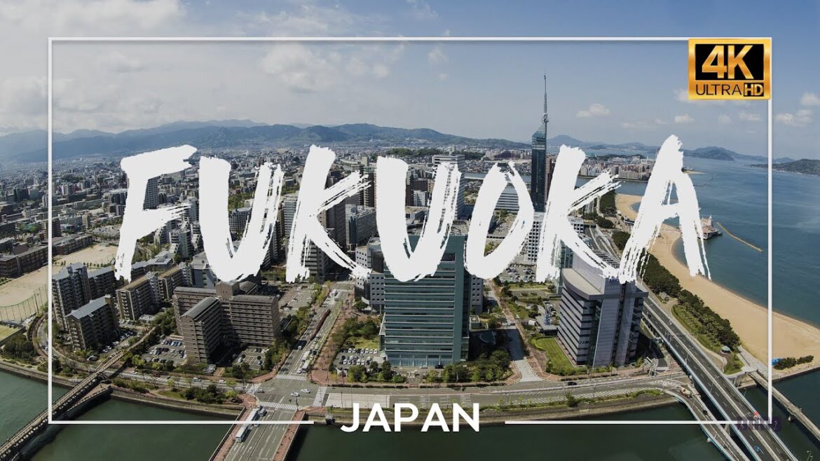 [Japan] Symbols of Fukuoka | Seaside Momochi & Tower, Dome & Caneln City 福岡 | 4K Drone