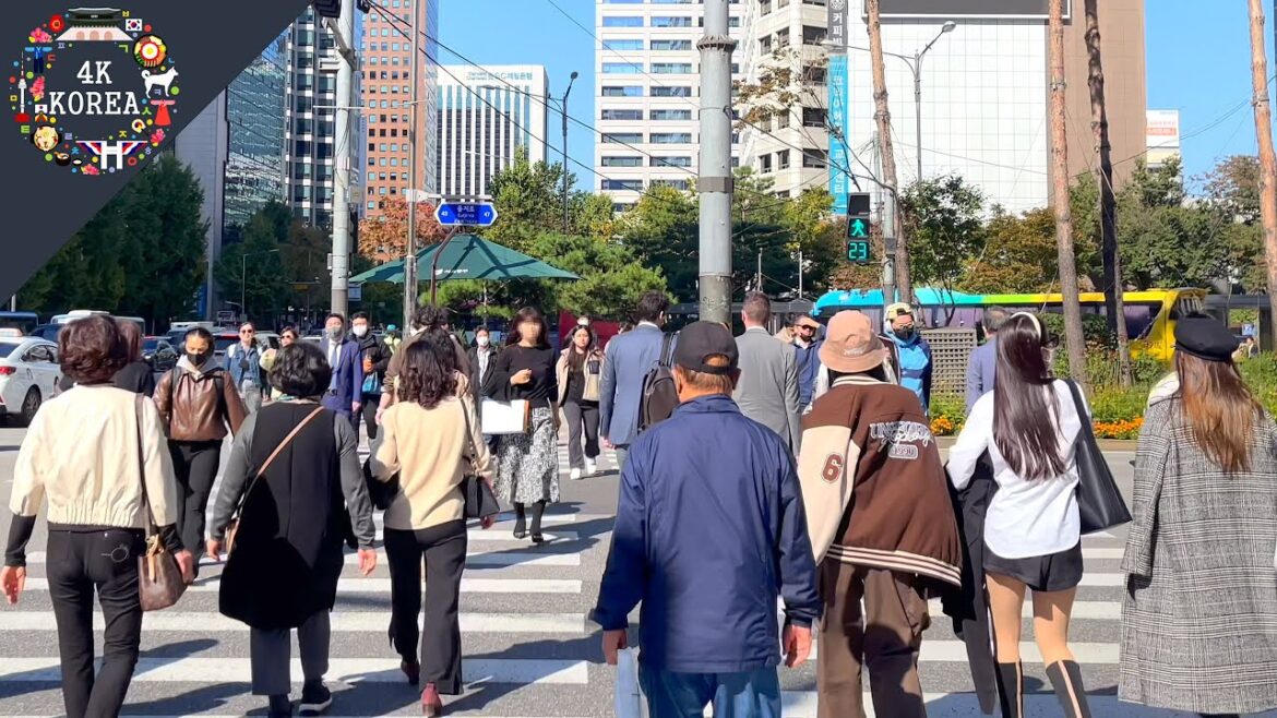 Hoehyeon Station to Insadong via Myeongdong | 4K KOREA | Oct.2022 Hoehyeon Station to Insadong via Myeongdong | 4K KOREA | Oct.2022