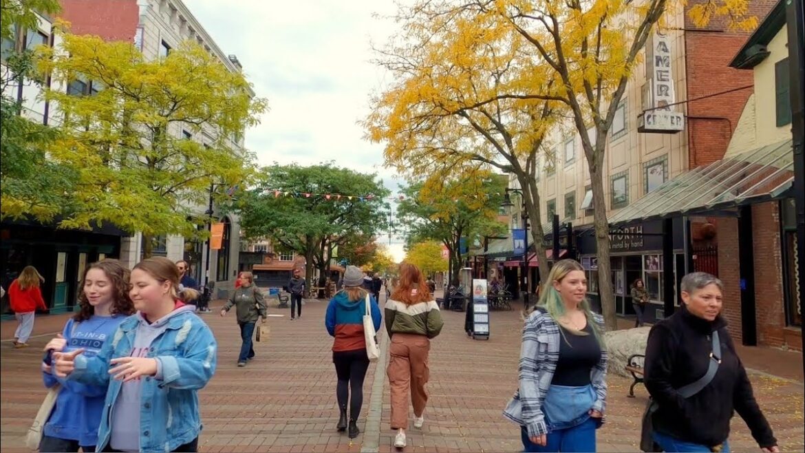 Downtown Burlington Vermont Virtual Walking Tour 4K Downtown Burlington Vermont Virtual Walking Tour 4K