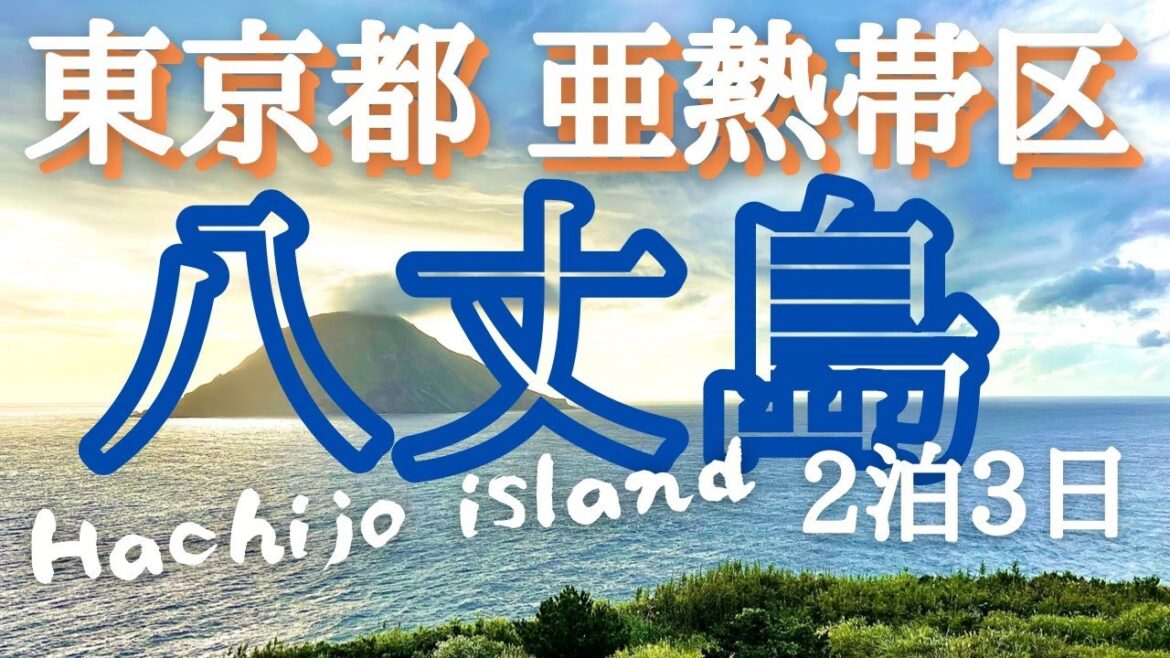 【離島】【八丈島】東京都に浮かぶ南国リゾート！八丈島を知っていますか？羽田空港から55分！八丈島2泊3日の旅/伊豆七島/ひょうたん島/ことりっぷ/台風/亜熱帯気候/釣り/防波堤釣り/サビキ/ルアー釣り