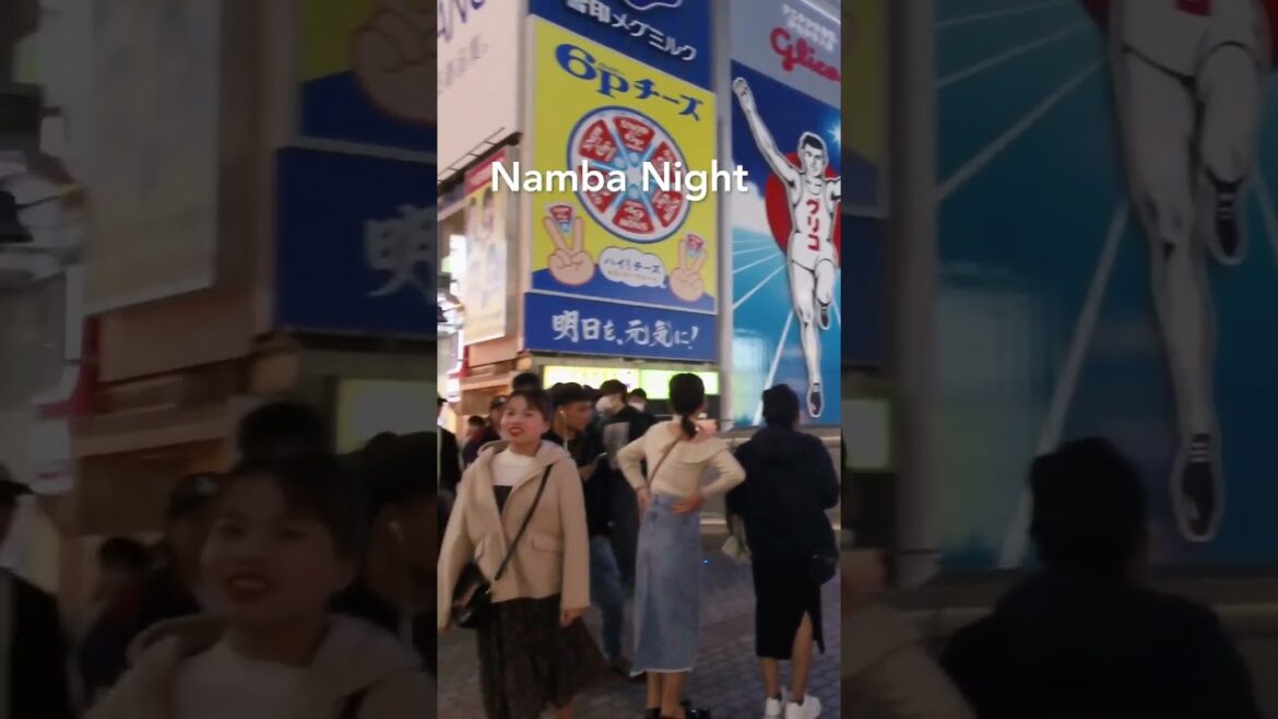 【Osaka 💖】Walk Japan - Night Dotonbori Namba After Reopen Japan【4K】오사카 โอซาก้า