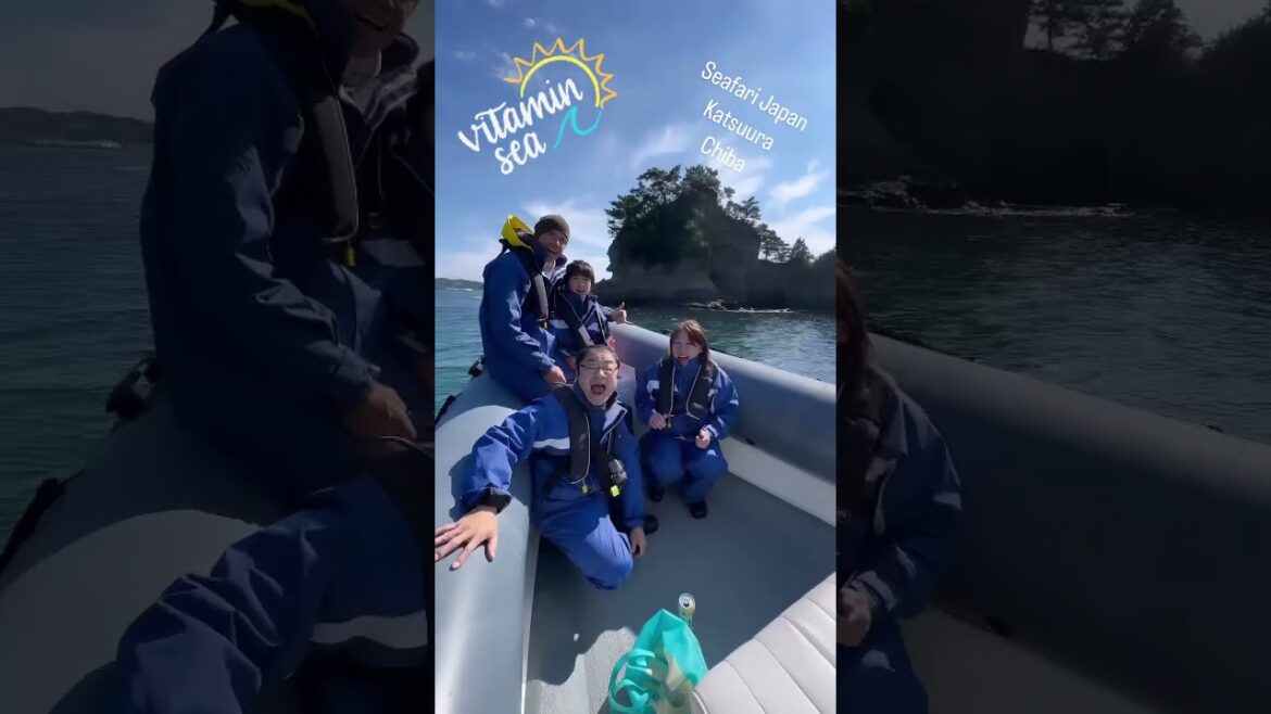 Went out on a boat in Chiba Japan