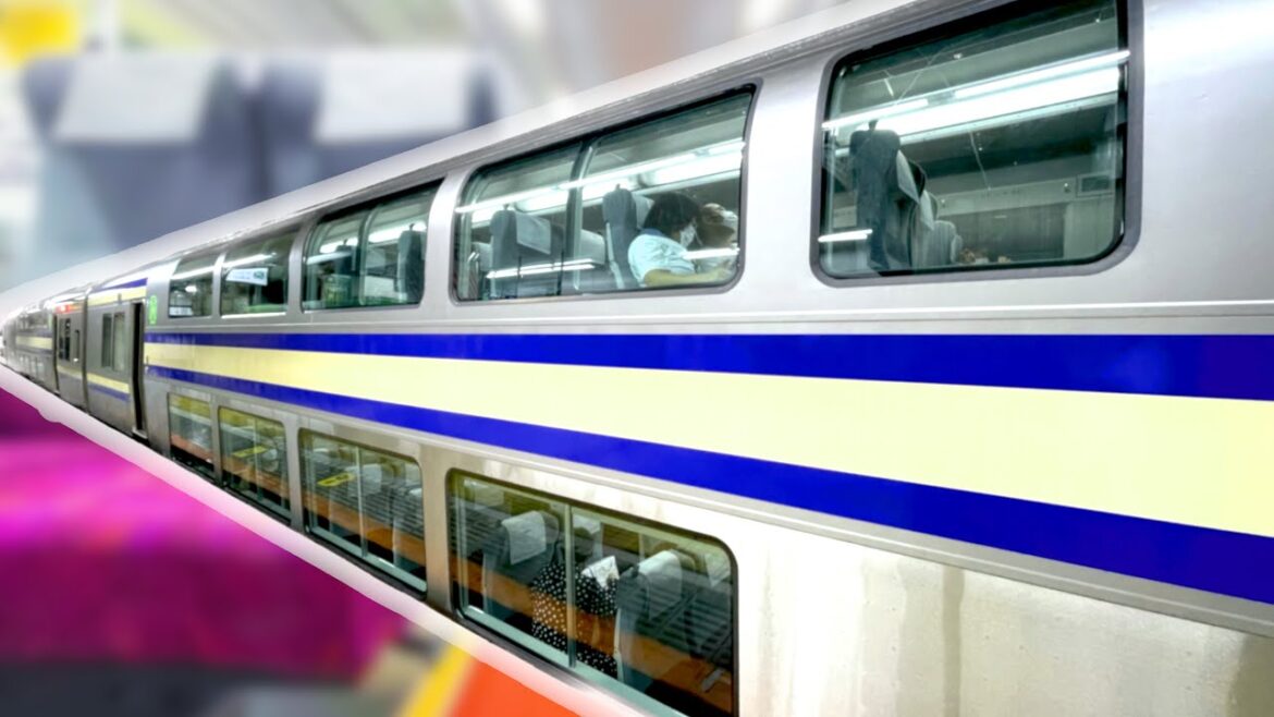 Riding Japan's Special Double-Decker Train that is Creepy Looking / Green Car