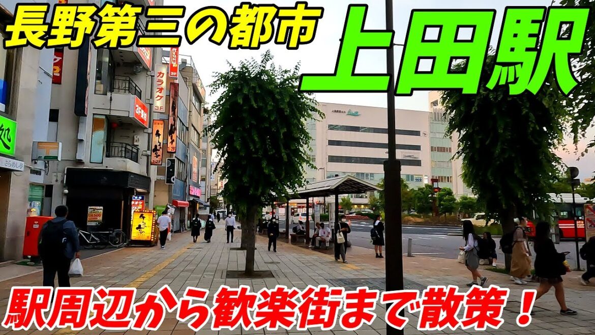 しなの鉄道線、上田駅周辺を散策!長野県上田市(Japan Walking around Ueda Station) しなの鉄道線、上田駅周辺を散策!長野県上田市(Japan Walking around Ueda Station)