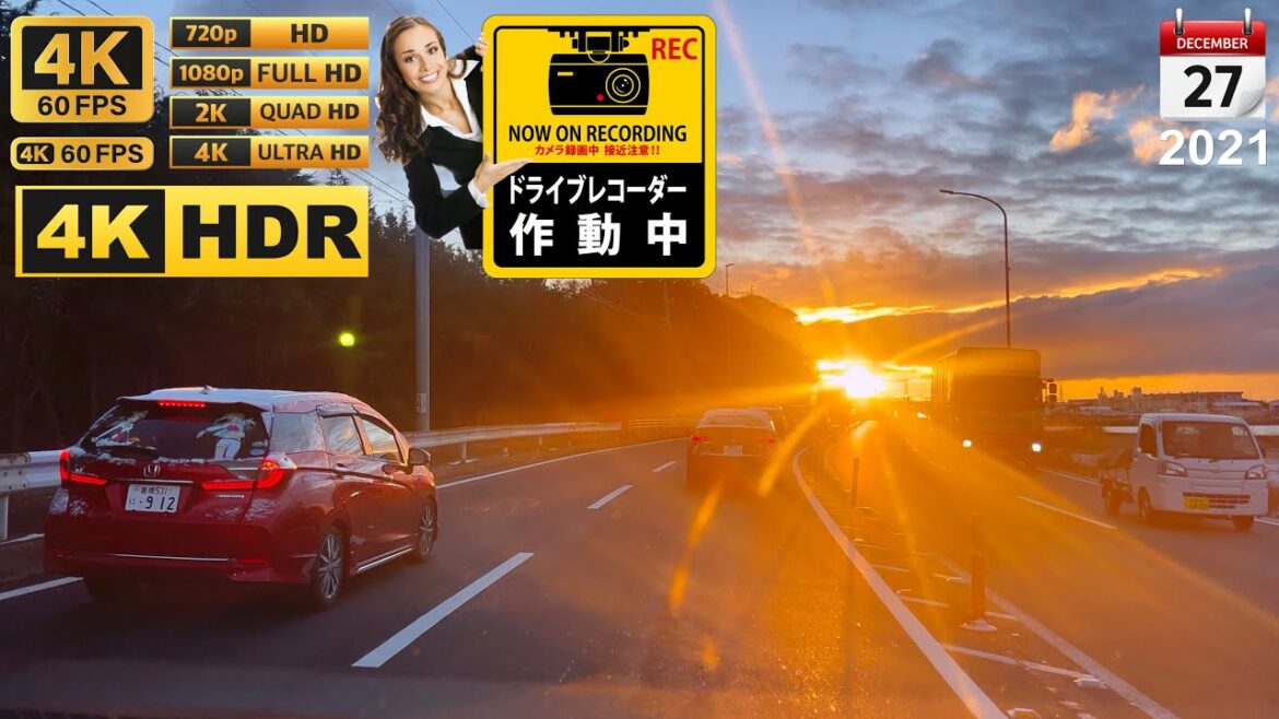 Freezing Snowy Wet Cold Warm Sunrise | Driving to Work in Japan