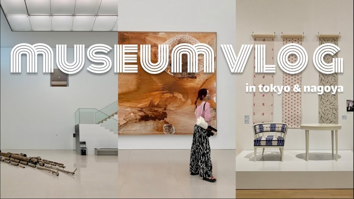 VLOG | museum visits in Tokyo + Nagoya, Japan🏛 shopping, cafes & more! 六本木・森美術館、愛知・豊田市美術館、東京カフェ＆ランチ