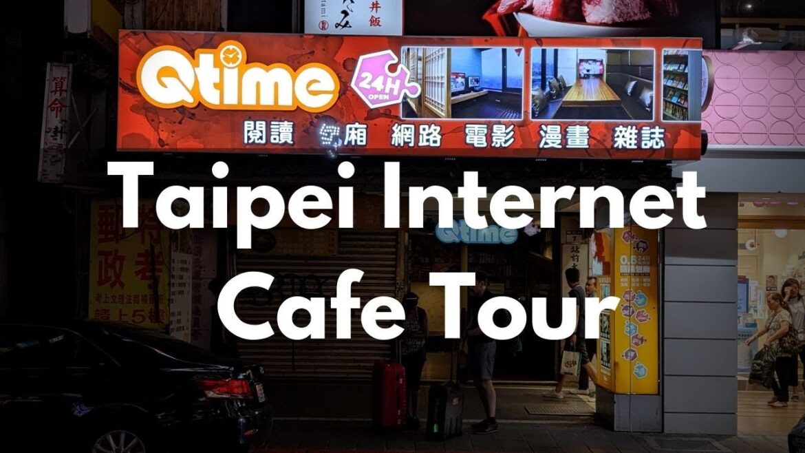 QTime Internet Cafe in Taipei Tour