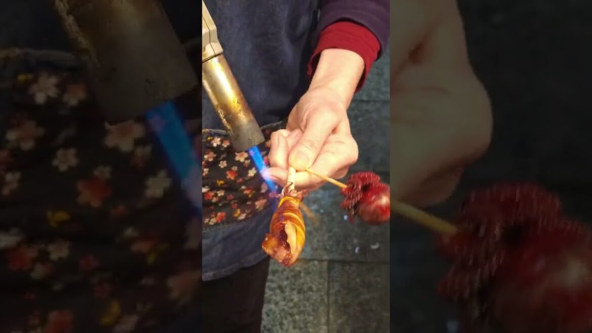Japanese street food takotamago and Arrow squid teriyaki / 일본 길거리음식 타코타마고, 화살오징어 코모찌 데리야키